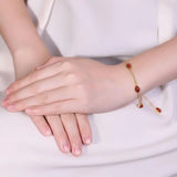 Geometric Sterling Silver Bracelet for Women