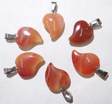 Sandstone Heart Pendant Sodalite Crystal Agates Epidote Pendants