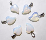 Sandstone Heart Pendant Sodalite Crystal Agates Epidote Pendants