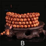 Natural Sandalwood Buddhist Buddha Meditation Beaded Bracelet