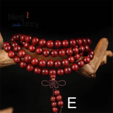 Natural Sandalwood Buddhist Buddha Meditation Beaded Bracelet