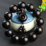 Natural Sandalwood Ebony Beads Bracelet Men Women Jewelry