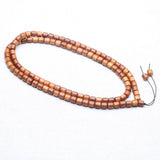 Natural Sandalwood 99 Rosary Beads Bracelet Islam Muslim 8x8mm Beads