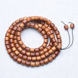Natural Sandalwood 99 Rosary Beads Bracelet Islam Muslim 8x8mm Beads