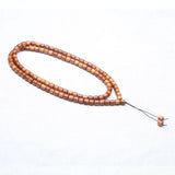 Natural Sandalwood 99 Rosary Beads Bracelet Islam Muslim 8x8mm Beads