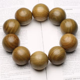 Natural Sandalwood Buddha Prayer Bracelet High Men's Large 29mm