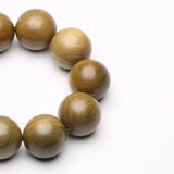Natural Sandalwood Buddha Prayer Bracelet High Men's Large 29mm