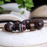 Sardonyx Stone Bracelet for Men Fine Carving Crystal Jewelry
