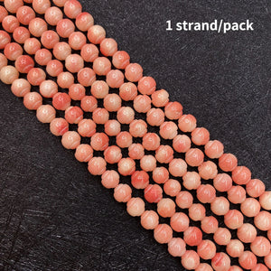 Natural Red Coral Beads for Jewelry Making
