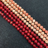 Natural Red Coral Beads for Jewelry Making