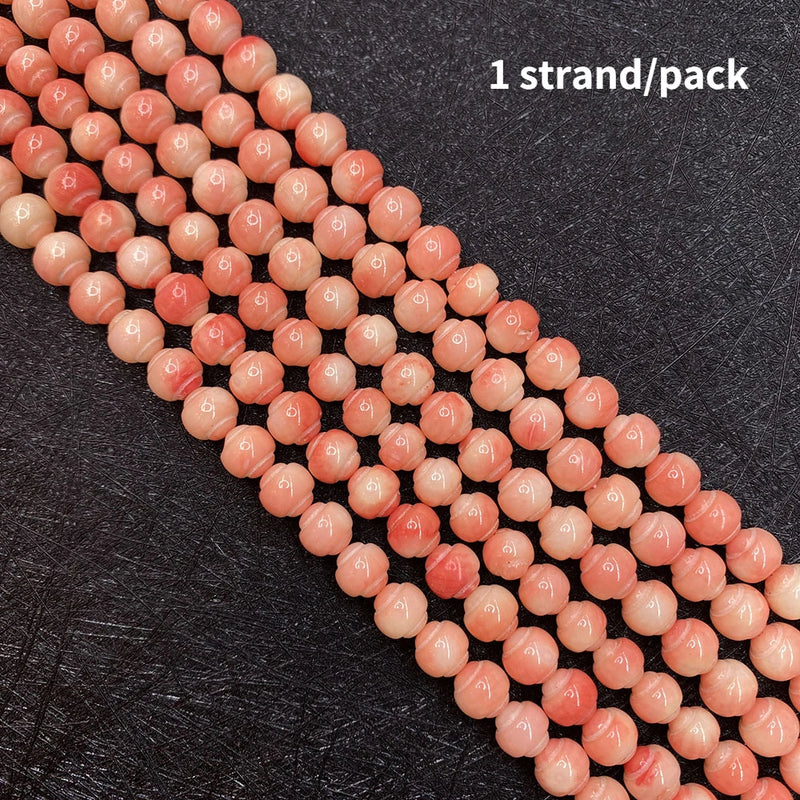 Natural Red Coral Beads for Jewelry Making