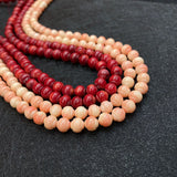 Natural Red Coral Beads for Jewelry Making