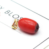 Bamboo Coral Pendant Water Drop Shape Jewelry Making Diy Necklace Bracelet