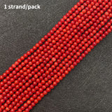 Natural Sea Bamboo Red Coral Beads 2-9mm Round Bead Jewelry Making