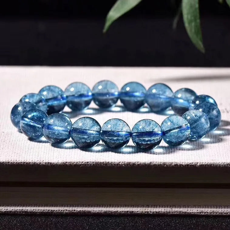 Natural Sea Popcorn Crystal Bracelet 8mm-12mm