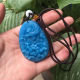 Sea Sky River Stone Phoenix Dance Pendant