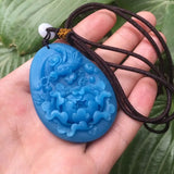Sea Sky River Stone Phoenix Dance Pendant