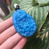 Sea Sky River Stone Phoenix Dance Pendant
