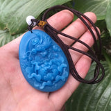 Sea Sky River Stone Phoenix Dance Pendant