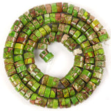 Sea Sediment Stone Beads Cylindrical Loose Beads Jewelry Making 124pcs