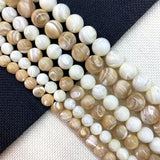 Mother-of-pearl Beads 8-12mm for DIY Jewelry Making