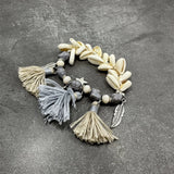 Sea Shell Bracelets for Women Stone Tassel Chain Beads Charm Boho Beach Jewelry