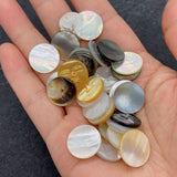 Sea Shell Carved Moon Stars Smiley Face Beads for DIY Necklace