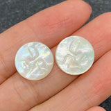 Sea Shell Carved Moon Stars Smiley Face Beads for DIY Necklace