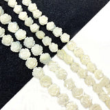 Sea Shell Loose Beads Rose Flower Shape DIY Craft Pendant Jewelry
