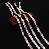 Natural Sea Shell Rectangular Beads for DIY Charm Jewelry