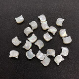Sea Shell Kitten Heads Mother-of-pearl Beads 9x10mm