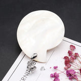 Natural Sea Snail Shell Pendant Conch Shell Jewelry Making Diy Women Necklace