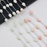 Carved Flower Queen Shell Spacer Beads for Jewelry Making