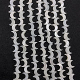Seawater Shell Beads Moon Shape Mother Of Pearl Shell Jewelry DIY