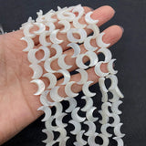Seawater Shell Beads Moon Shape Mother Of Pearl Shell Jewelry DIY
