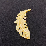 Seawater Shell Feather Pendant for Jewelry Making