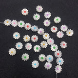 Shell Flower Beads Mother of Pearl Daisy Shape DIY Jewelry Making