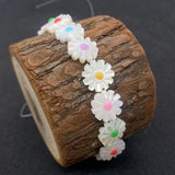 Shell Flower Beads Mother of Pearl Daisy Shape DIY Jewelry Making