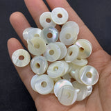 Sea Shell Beads for Jewelry Making - Ring-shaped Shell Charms