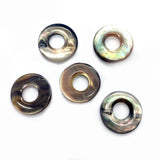 Seawater Shell Ring Heart Pendant DIY Jewelry Necklace Accessory