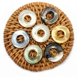 Seawater Shell Ring Heart Pendant DIY Jewelry Necklace Accessory