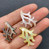 Natural Seawater Shell Seaweed Pendant for Marine Jewelry DIY Charm