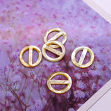 Seawater Yellow Shell Spacer Beads for Jewelry Making