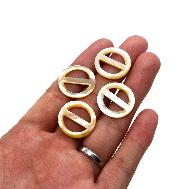 Seawater Yellow Shell Spacer Beads for Jewelry Making