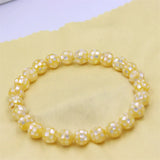 Vintage Shell Stretch Charm Bracelets Elastic Rope Jewelry For Women