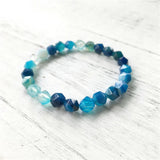 Stripe Agatestone Bracelet Beads Yoga Bracelets Men Jewelry
