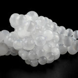 Selenite Stone Beads Round Loose Spacer Beads Jewelry Making Bracelet