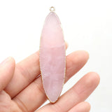 Agate Flat Round Women Jewelry Pendant DIY Necklace Bracelet 20x75Mm