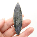 Agate Flat Round Women Jewelry Pendant DIY Necklace Bracelet 20x75Mm