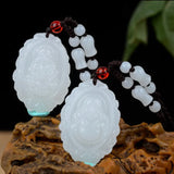 Natural Stone Buddha Pendant Guanyin Buddhism Goddess